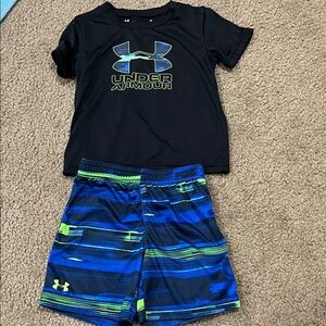 Under Armour Kids Matching Set - Black and Blue